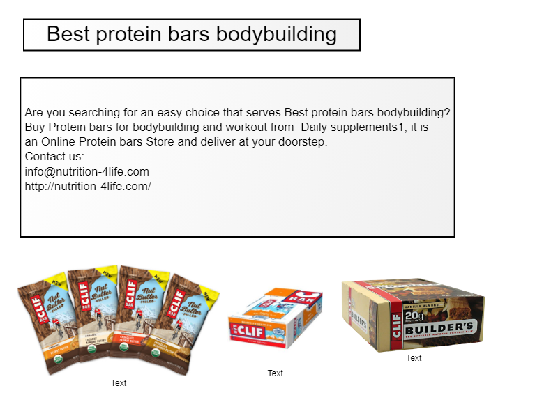 Best protein bars bodybuilding