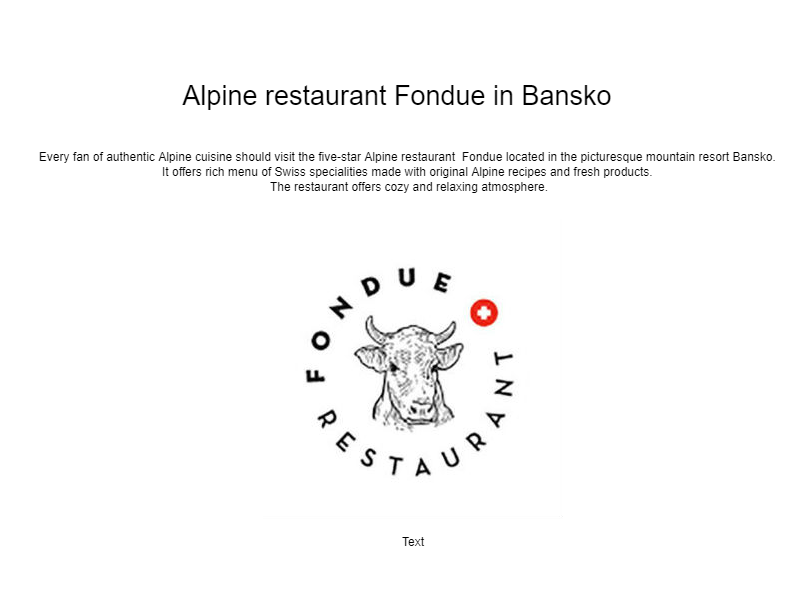 Restaurant Fondue