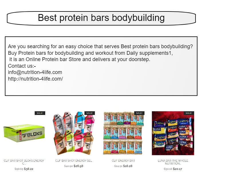 Best protein bars bodybuilding